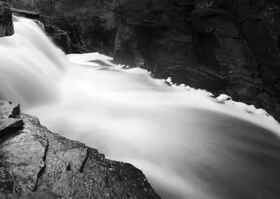Image of Canyon Falls waterfall in Upper Peninsula Michigan
