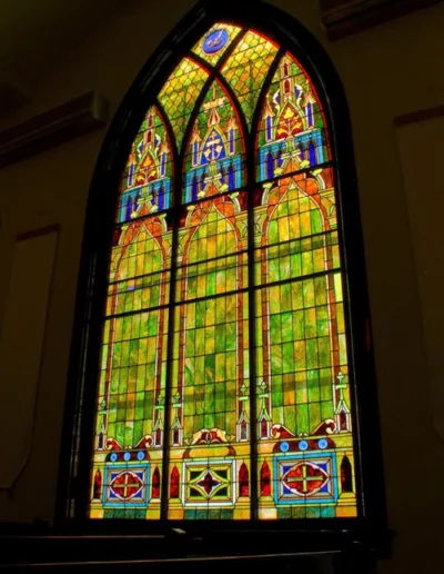 Image of Church of Garrett Stain Glass