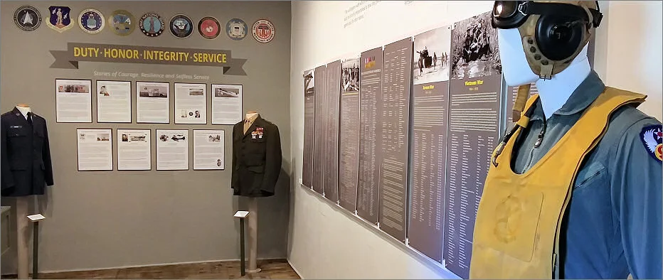 New Buffalo Train Museum Veterans Display Image of New Buffalo Train Museum Veterans Display