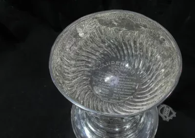 Closeup image of Stanley Cup at Kwings Stadium