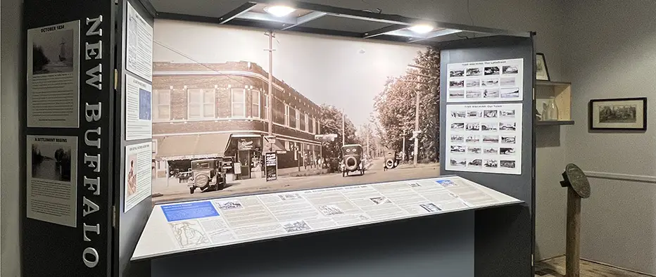 New Buffalo History Museum Console Photo Image of New Buffalo History Museum Console Photo